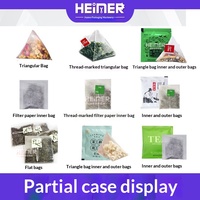 Machine d'emballage automatique de sachets de thé à trois côtés scellés, haute précision, pour l'emballage de boissons en papier et en plastique