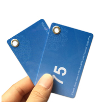 Carte de fidélité professionnelle en PVC plastique durable et imperméable, design personnalisé