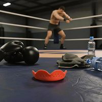 Protège-dents en EVA moulable pour les sports, football, basketball, rugby, hockey, boxe, MMA, taekwondo