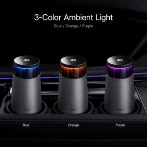 Digital Car Cup Holder <b>Diffuser</b> Smart Vibrating Sensor Electronic Perfume Atomizer Type C Charging Auto Fragrance Sprayer - Product Image 2