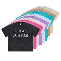 T-shirt surdimensionné vintage en coton biologique 100% avec logo personnalisé, impression DTG, DTF, sérigraphie, batik, lavage à l'acide, style hip-hop pour hommes et garçons
