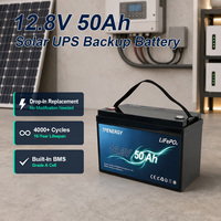 Batería TPENERGY 12V 50Ah LiFePO4 de Reemplazo Directo para Baterías de Plomo-Ácido con BMS 50A Integrado para UPS Solar y Respaldo
