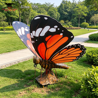 Modèle d'insecte animatronique réaliste, imperméable, en forme de coléoptère robotique pour jardin botanique, parc à thème, décoration extérieure - Fabricant