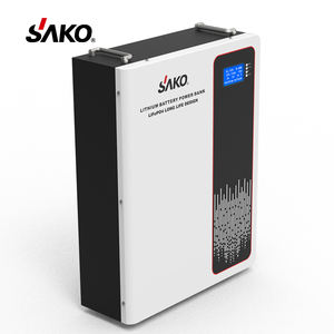 Литий-ионные батареи <span class=keywords><strong>Sako</strong></span>, настенные Bms 24 В, 100 Ач, 10 кВтч, домашнее хранилище солнечной энергии глубокого цикла, 200 ач, 48 В, батарея Lifepo4 - Product Image 3