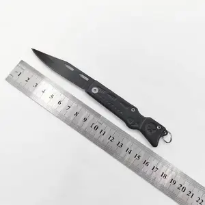 Stainless Steel Black Small Mini Folding Pocket Knife