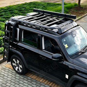 Aluminum Car Roof Luggage Rack <b>Baskets</b> Side Ladder Side Box Side Tent Roof Box Loading Series <b>for</b> Beijing BJ40 - Product Image 3