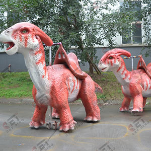 Jurassic <span class=keywords><strong>World</strong></span> Simulación Realista Animatronic Dinosaurio Caminando Dinosaurio Niños Animal Ride - Product Image 4