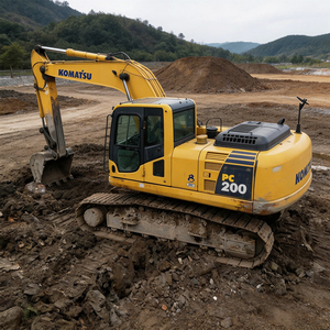 รถขุดตีนตะขาบ Komatsu PC200 มือสอง สภาพเดิมๆ ชั่วโมงการทำงานน้อย คุ้มค่า คุ้มราคา พร้อมอะไหล่มากมาย มีสินค้าในสต็อก - Product Image 2