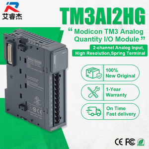 Nouveau module d'extension PLC original TM3AI2HG, entrée analogique 2AI 24VDC, série Modicon TM3, contrôleur logique programmable TM3AI2HG - Product Image 1
