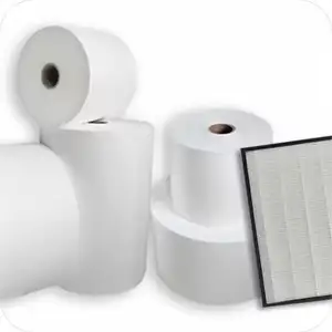 Hepa H13 H14 สื่อ PP นอนวูฟเวนละลายเป่าผ้า 0.3 ไมครอน - Product Image 1
