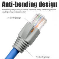 Conector Modular Cat6a/Cat7 de Alta Calidad COBTEL, Multicolor, con Cubierta de PVC RJ45