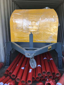 Mini pompe à béton diesel personnalisée Petites pompes de transport de béton portables Prix des pompes à béton - Product Image 6