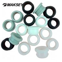 MAKSEY 42.6/44.6/46.6/48.6/50.6mm Passe-câble rond creux, bouchon d'étanchéité, bouchon en T, bouchon en caoutchouc double face, protecteur de câble
