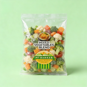 Bolsa Plana de PE Reciclable Dexin de 40x60cm, Bolsa de Embalaje para Alimentos Congelados para Marcas de Alimentos Sostenibles - Product Image 2