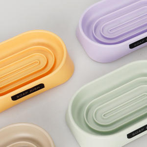 バスルーム用品6点セットうがい薬カップ歯ブラシホルダーソープボックスバスルーム収納バスルームトイレタリーセット - Product Image 5