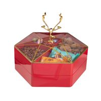 Boîte à bonbons nordique de luxe légère, nouveau modèle, graines de Melon, noix, fruits secs, collation, comade, bocal de rangement pour salon familial