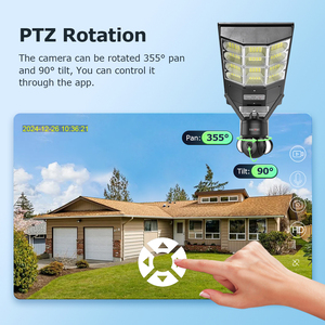 2025 al aire libre IP66 impermeable Cámara Solar de seguridad 4G tarjeta Sim jardín calle luz Color visión nocturna Cctv todo en un sistema - Product Image 6