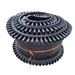 Oluklu yanak konveyör bant özel kesme kauçuk konveyör bant - Product Image 3