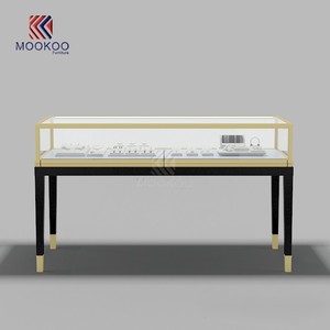 Vitrina <span class=keywords><strong>de</strong></span> Exhibición <span class=keywords><strong>de</strong></span> Joyería <span class=keywords><strong>Pandora</strong></span> <span class=keywords><strong>de</strong></span> Venta Directa <span class=keywords><strong>de</strong></span> Muebles Mookoo con Iluminación LED y Parte Trasera <span class=keywords><strong>de</strong></span> Vidrio Resistente para Uso Comercial - Product Image 1