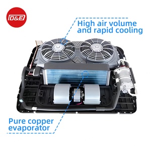 แอร์ติดหลังคาแบบพัดลมคู่ มอเตอร์ไร้แปรงถ่าน 12V 24V สำหรับรถบรรทุก รถบ้าน รถคาราวาน รถแคมป์ปิ้ง รถมอเตอร์โฮม รุ่นใหม่ - Product Image 3