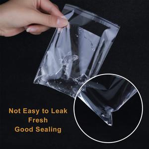 Sacs OPP transparents autocollants de haute qualité, écologiques, auto-scellants, en cellophane, avec logo personnalisé pour l'emballage de snacks, jouets et <span class=keywords><strong>pain</strong></span> - Product Image 2