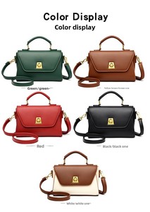 Vintage Fashion High-End <b>Small</b> Square Bag for Women Single Strap Zip Versatile Shoulder Crossbody <b>Handbag</b> RTS Bulk Mixed Order - Product Image 2