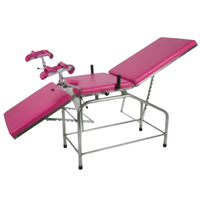 Table d'examen gynécologique obstétrique portable à mécanisme médical