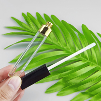 Emballage de brillant à lèvres transparent carré cosmétique personnalisé 5ml 6ml 9ml Tube de brillant à lèvres vide conteneur de rouge à lèvres liquide en plastique de haute qualité
