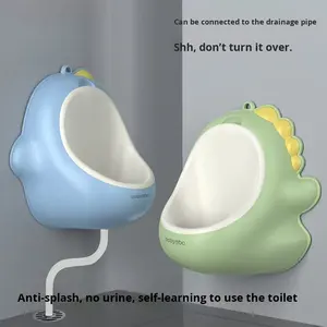 Tout-petits garçons urinoir en plastique toilette debout motif de dessin animé mural tuyau de Drainage connectable pas besoin de <span class=keywords><strong>vide</strong></span> - Product Image 2