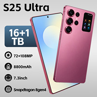 Smartphone 5G Android 15, écran HD 7,3 pouces 90Hz, double SIM, Deca Core, 16 Go, 1 To, avec écran arrière