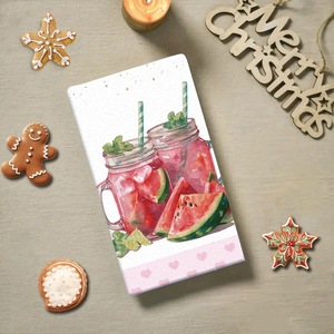 Paños de Cocina de Microfibra 45x66cm con Diseño de Sandía de Verano, Decorativos para Uso en la Cocina, Paño Rectangular para Platos, Juego de 2 - Product Image 3
