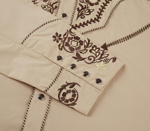 Chemises longues à boutons brodés, <span class=keywords><strong>chemise</strong></span> western à boutons pression, <span class=keywords><strong>chemise</strong></span> de <span class=keywords><strong>cowboy</strong></span> pour hommes - Product Image 4