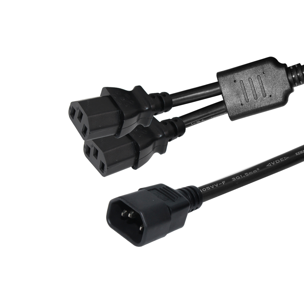 Rallonge Secteur IEC320 C14 Vers 4 X C13 – Multiprise Y Pour PC Serveur PDU 10A 250V