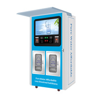 Máquina Expendedora Automática para Exteriores de Agua Potable Directa con Tratamiento de Ósmosis Inversa y Pago con Tarjeta IC Inteligente Comercial