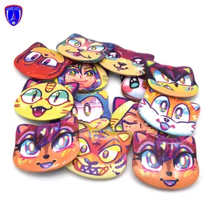 Wholesale cheap custom tinplate badge button pins in stock