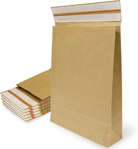 100% Bolsas de correo de papel Kraft biodegradables Bolsas de correo de sobres con logotipo personalizado Bolsas de envío de mensajería de bajo <span class=keywords><strong>precio</strong></span> al por mayor - Product Image 1
