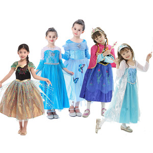 Costume di Halloween per Bambine, Abito da Principessa Frozen, Tema Fata dei Fiori, Gonna in Poliestere - Product Image 3