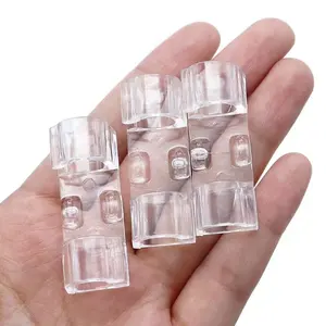 Pc Transparent Data Cable Clip Self Adhesive Electric Wire Fixed Mounts