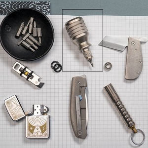 Juego de mini destornilladores con puntas S2, mango de aleación de aluminio, herramienta portátil para bricolaje 6 en 1 con punta magnética - Product Image 2