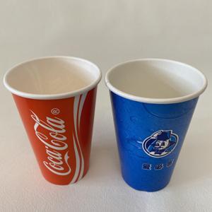 Bebida fría desechable con revestimiento de PE, vaso de papel de 9oz, 12oz y 16oz para zumo, Soda, batidos, Cola - Product Image 2