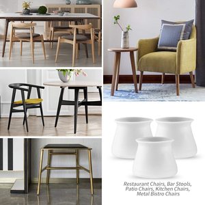 Round Washable Prevent Scratches Transparent Furniture Silicone <strong>Chair</strong> <strong>Leg</strong> Covers - Product Image 6