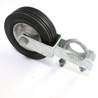Roulette de porte Support à ressort Roue de porte de 6 pouces pour balançoire en métal