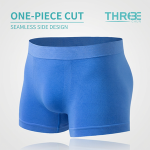 Boxer da Uomo Personalizzati con Logo, Taglio Unico, Design Senza Cuciture Laterali, Intimo Sportivo in Maglia Circolare, Produzione OEM - Product Image 1
