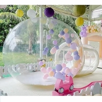 Dôme gonflable de jeu extérieur, château gonflable, maison à bulles, tente transparente pour location d'événements, photographie