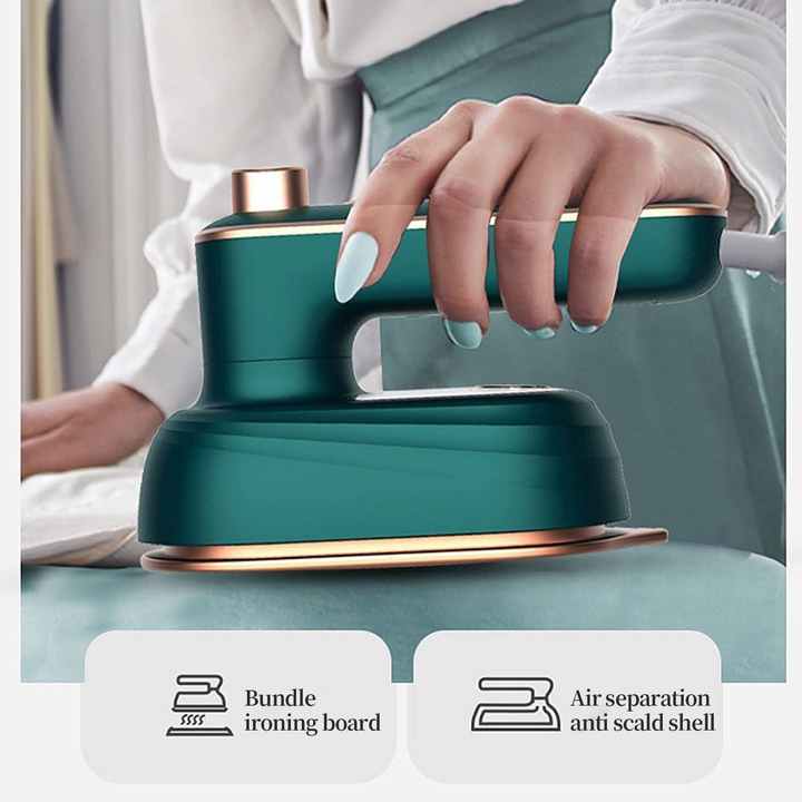 Mini Ironing Machine For Dry And Wet Ironing Foldable Travel Garment Steamer For Fabric Clothes/100v-220v Travel Steam Iron