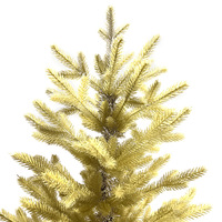 Gelber Stehender PVC Künstlicher Weihnachtsbaum 120-240cm Feiertagsdekoration für Zuhause Büro Einkaufszentrum Kommerzielle Ausstellung Großhandel