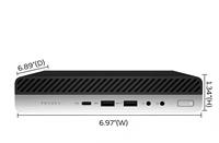 Mini PC de bureau Barebone Tiny ProDesk 600 G4 8ème génération, propre, sans rayures, grade A, testé et fonctionnel