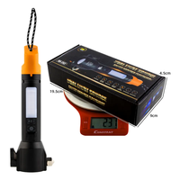 Lampe torche tactique en alliage d'aluminium, type C rechargeable, pour usage extérieur d'urgence