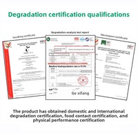 Sacs à déjections canines certifiés UE en PLA PBAT, 100 % biodégradables, compostables, imperméables, durables, portables et écologiques pour animaux de compagnie