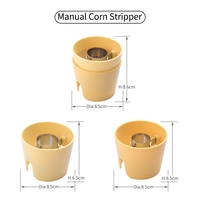 Dispositif d'épluchage de maïs Cutter 304 acier inoxydable trancheuse séparateur de Grain pour éplucher décapant battage main aide frais usage domestique